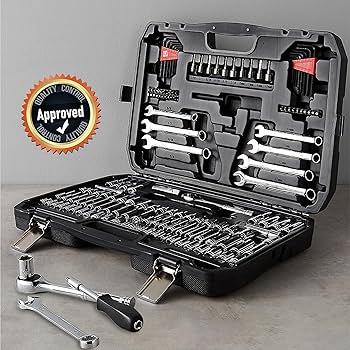 Amazon | Amazonベーシック メカニックソケットセット 145点セット